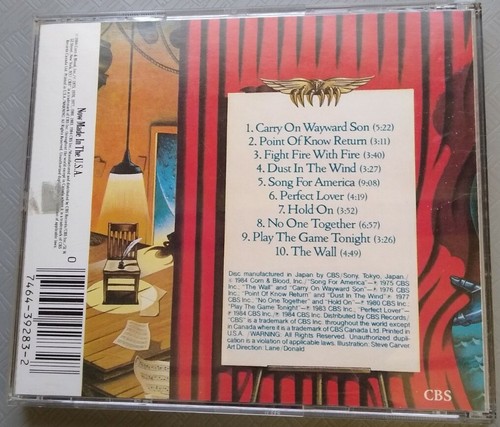 The Best Of Kansas by Kansas (CD. 1984) - Imagen 2 de 3