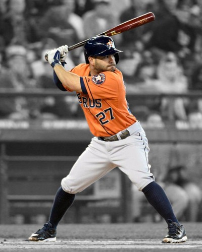 Houston Astros JOSE ALTUVE Glossy 8x10 Photo Baseball Poster Spotlight Print