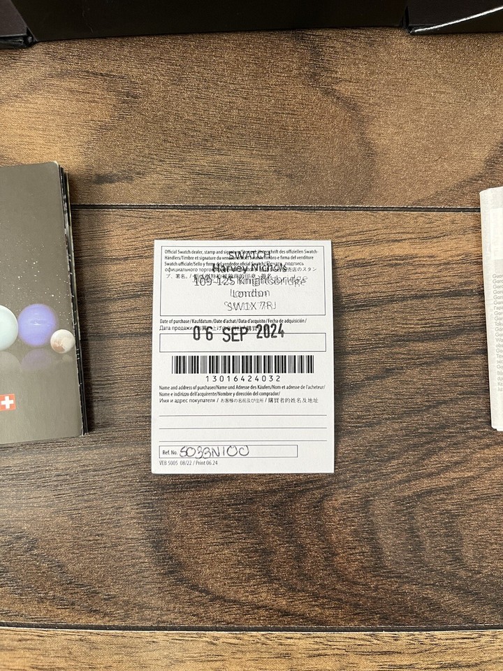 Omega X Swatch Moonswatch Mission to Neptune Brand New Fast Shipping eBay