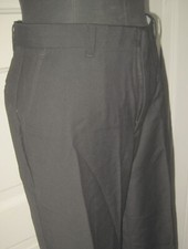 CHAPS Boy's Black Flat Front WOOL Blend Dress Pants Slacks Trouser 14
