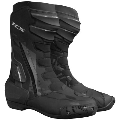 TCX S-TR1 Motorradstiefel Herren schwarz Motorrad Racing Stiefel