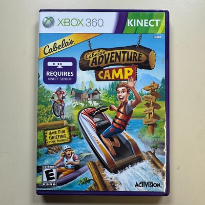 Cabela's Adventure Camp   [Xbox 360 - CIB - Tested]