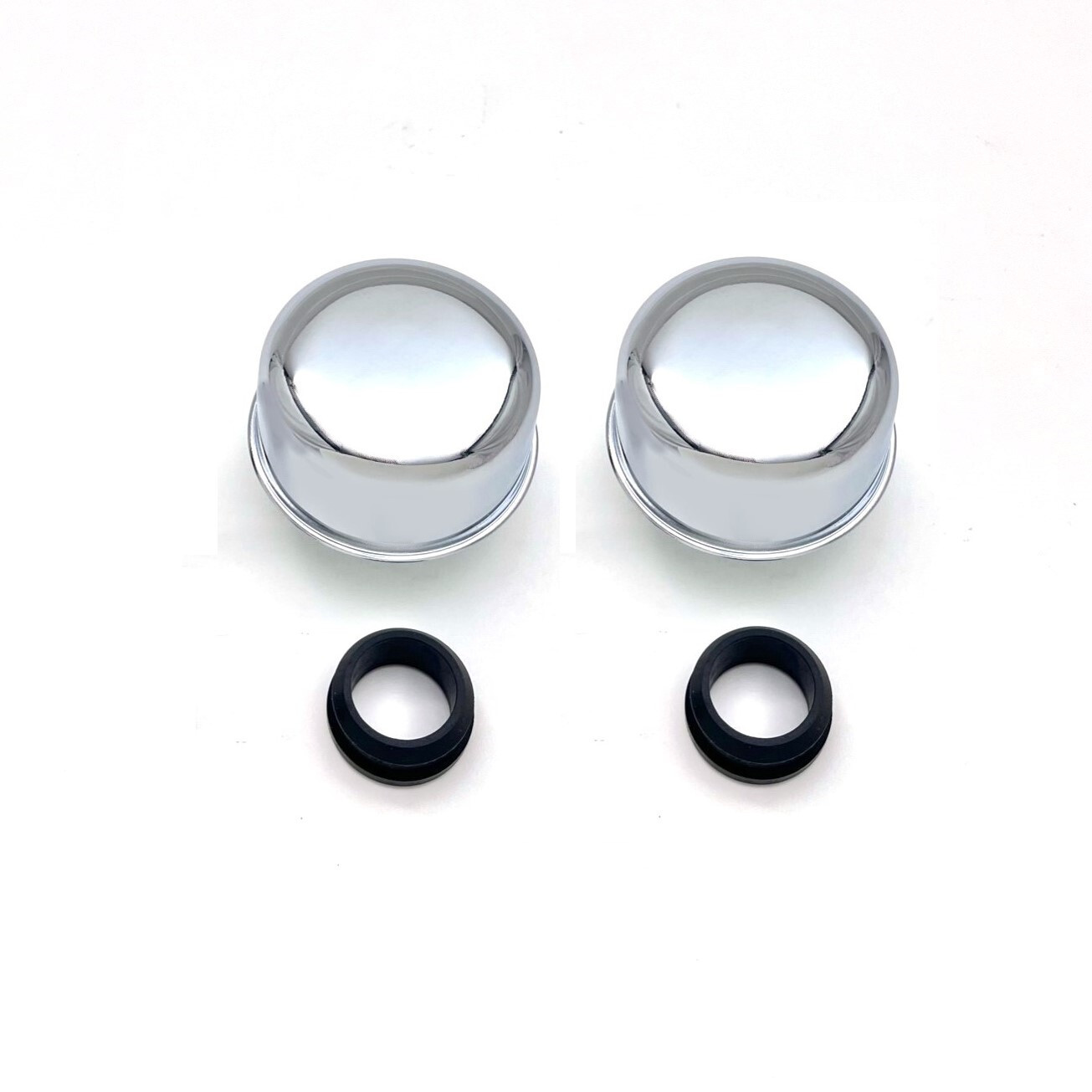 Valve Cover Breather Caps PushIn Chevy Pontiac Olds Ford Mopar