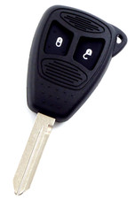 1x Auto Schlüssel Gehäuse Chrysler 300C Voyager Dodge Jeep 2Tasten Durango Nitro