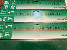 CHRISTMAS STENCILS LOT OF 3