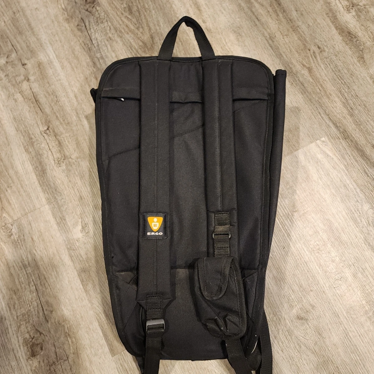 Ergo Techno Hard Shell Motorcycle Hiking Backpack Bag - Black | eBay