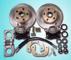 1967- 1970 Mustang front disc brake conversion fits v-8 drum brake spindle 5 lug