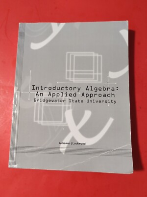 Introductory Algebra An Applied Approach ( No Mark's Inside) (Z1)