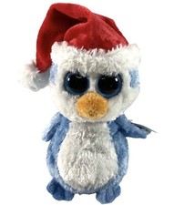 TY Beanie Boos Fairbanks Penguin 6 Inch Plush Toy Solid Blue Eyes Holiday NEW