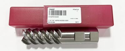 ProCut 1'' Cobalt End Mill 4 Flute 60 Deg Helix