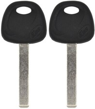 2 Pack - NEW NON-TRANSPONDER UNCUT BLADE KEY BLANK FIT HYUNDAI KIA - USA MADE