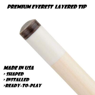 LUCASI- LZC19 Custom Pool Cue Antique and Blue Stained Maple Uni