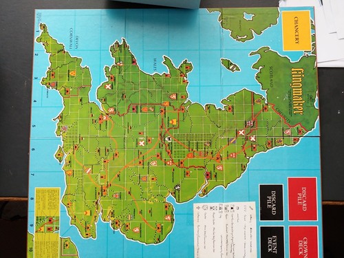 Vintage board game,Kingmaker 2nd edition with variant cards and rules.good con, - Picture 11 of 11