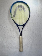 Head Ti Conquest Nano Titanium Tennis Racket Grip 4 1/4-4 Blue White