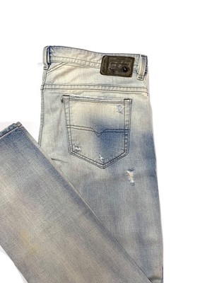 Jean Diesel Thavar Skinny - Bleu Clair Délavé, Taille 32/32, Occasion Bon état