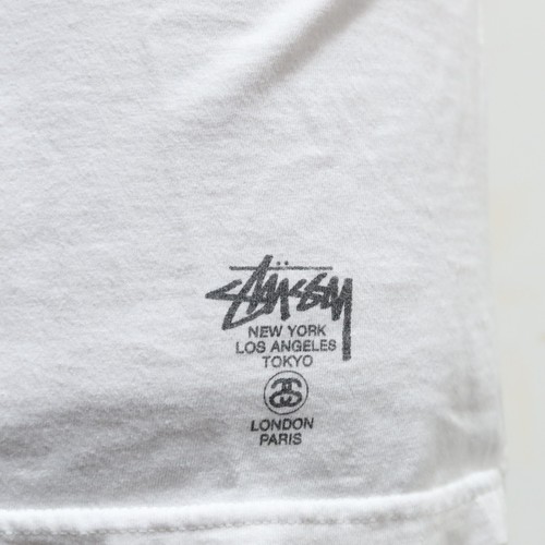 Stussy Paris Logo Pocket Shirt Single Stitch Hip Hop Surf France - Picture 6 of 14