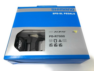 Shimano 105 Pd R7000 Carbon Spd Sl Bike Pedals Set Black New In Retail Box Ebay