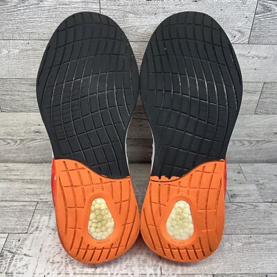 Adidas Kaptir Super Black Orange White Silver Running Shoes  display picture 1