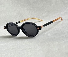 Fashion Oval Sunglasses Men 2024 Vintage Small Round Frame Sun Glasses Male Lux