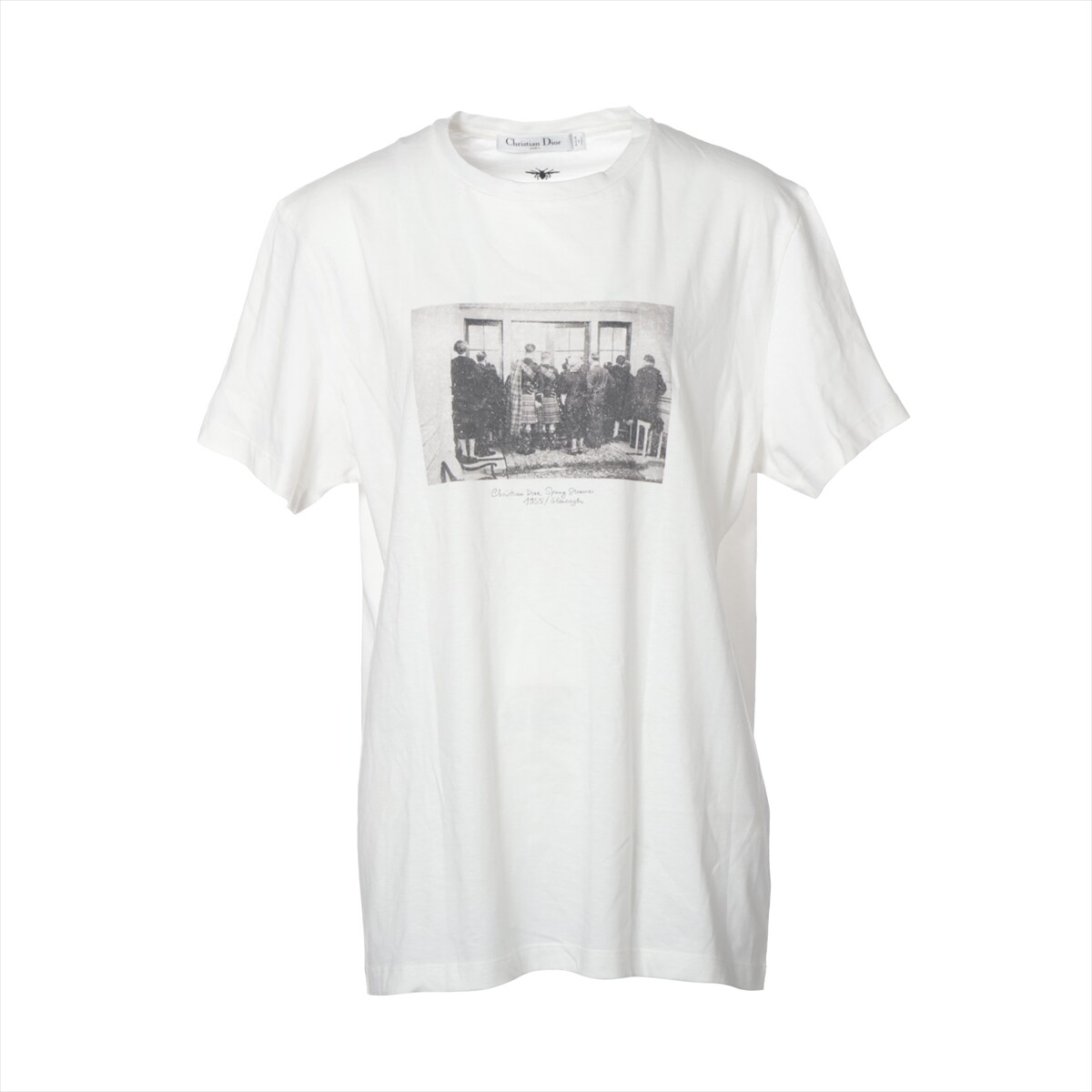 Christian Dior Cotton & linen T-shirt XL Ladies' White Christian Dior Cotton & linen T-shirt XL Ladies' White