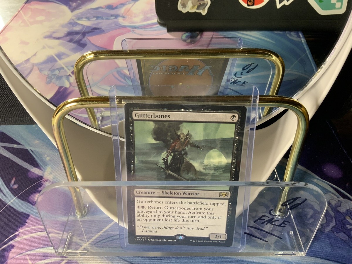 Gutterbones 1x FOIL RNA MTG Ravnica Allegiance Rare MINT black Gutterbones 1x FOIL RNA MTG Ravnica Allegiance Rare MINT black