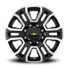 4 Chevy Silverado Hd 2500 3500 8 Lug 8x180 20 Black Machined Wheels Rims 5957