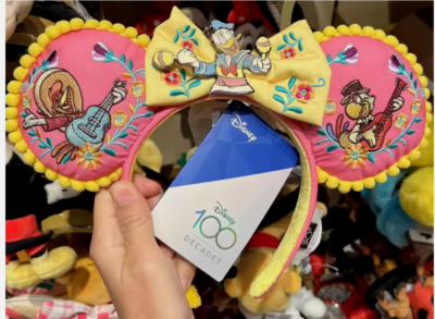 Disney  100 years anniversary The Three Caballeros Embroidered Ear Headband Three Caballeros Mouse Ears - Cinco De Mayo, Mexico  main image 4