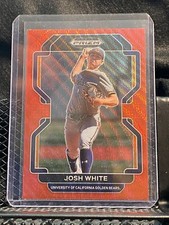 Josh White 2022 Prizm Draft Red Wave #142 Cal / Marlins