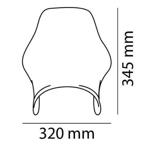 Windscreen For Royal Enfield Interceptor 650cc Continental GT 650cc Blue Colour view 3