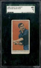 1909 E92 Croft’s Candy Bob Bescher - SGC 40