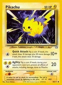 Pokemon Pikachu (70/111) Neo Genesis LP