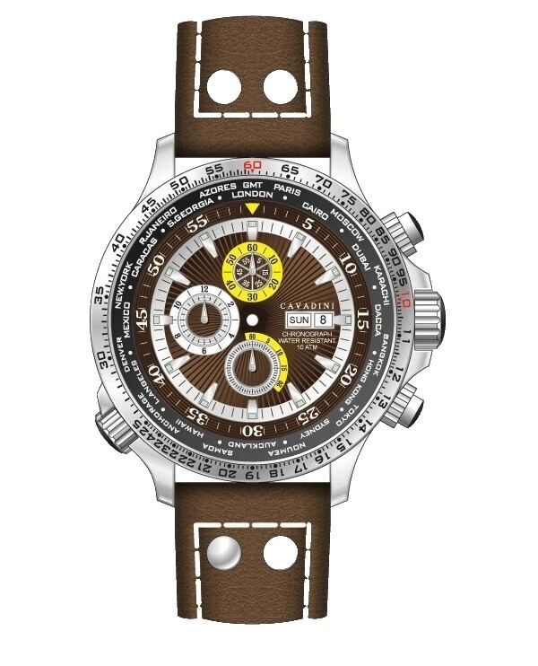 Cavadini Relojes de pulsera con cronógrafo