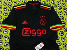 RARA maglia calcio Adidas Ajax Amsterdam 3° 2021 2022 Bob Marley S