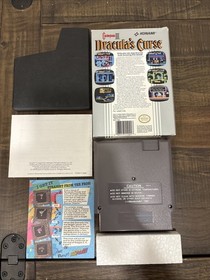 Castlevania III 3 Dracula's Curse NES In Box CIB - Tested Collector Quality !
