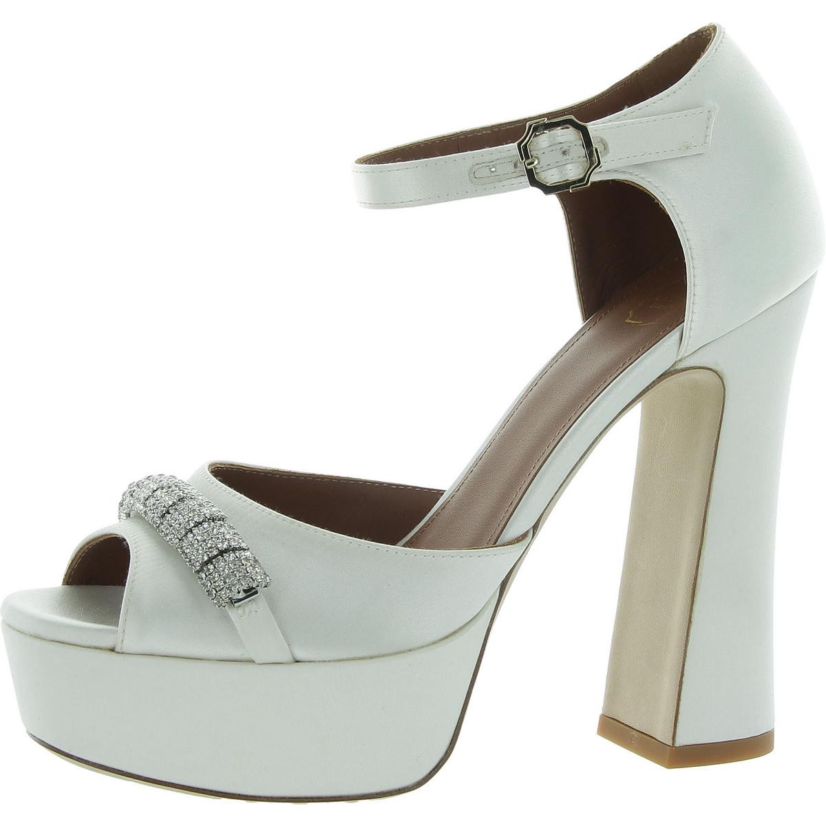 Женские босоножки на платформе Malone Souliers Yurika125, белые, средний размер 35 (B,M) 5968