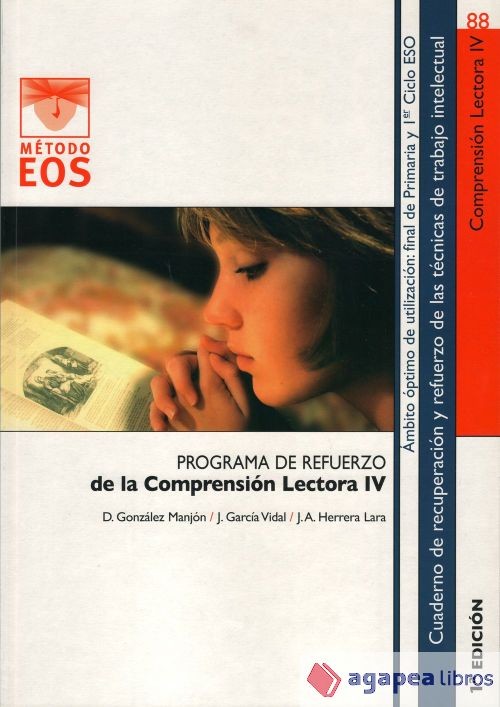 Programa de refuerzo de la comprensión lectora IV. NUEVO. ENVÍO URGENTE