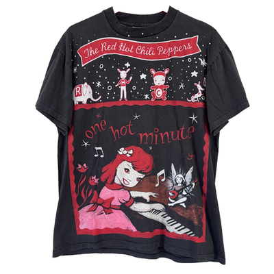 90s vtg RED HOT CHILI PEPPERS One Hot Minute SINGLE STITCH T-Shirt