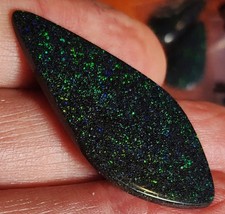 FAIRY OPAL -  16cts EXCELLENT  BRIGHT  GREEN  PINFIRE  -   AAopalsIA55