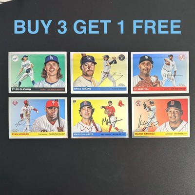 2025 Topps Chrome Platinum Anniversary Singles BUY 3, GET 1 FREE *YOU CHOOSE*