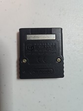 Official Nintendo GameCube Black Memory Card 251 Blocks DOL-014 Genuine OEM