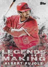 2018 Topps Legends in the Making #LITM-29 Albert Pujols Angels NM-MT ID ID:34454