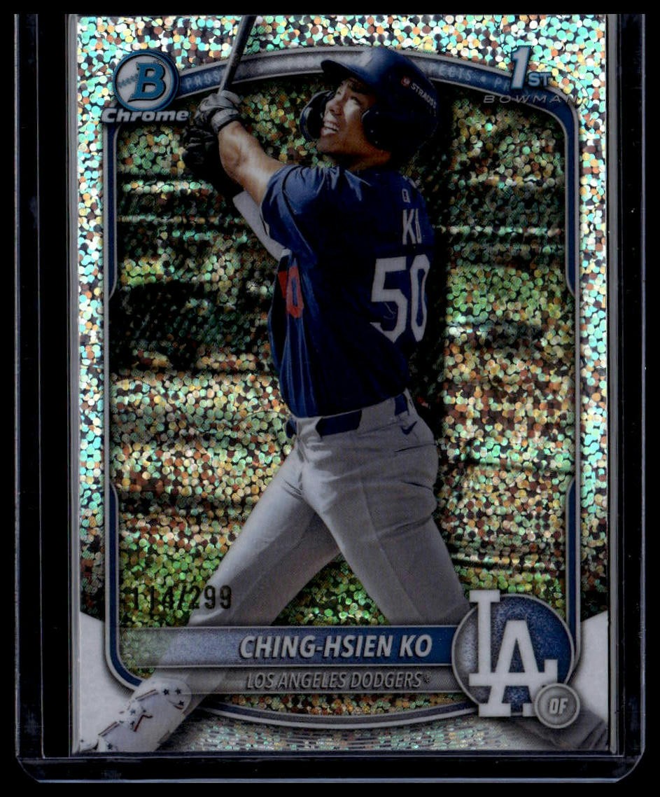 Ching-Hsien Ko 2025 Bowman Chrome 1st Speckle Refractor #/299