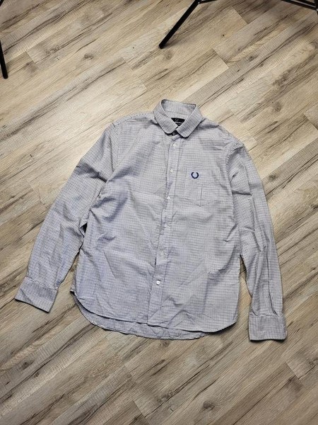 Men Fred Perry Shirt White 38 / M / 46