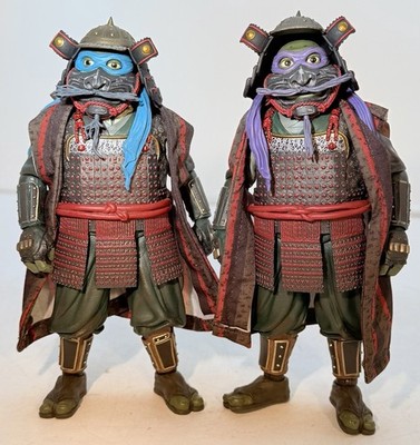 Viacom Teenage Mutant Ninja Turtles Turtles in Time Samurai Leonardo & Donatello