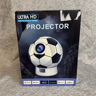 Ultra HD Home Theater Projector 4K WiFi Android Auto fútbol Soccer Ball Design