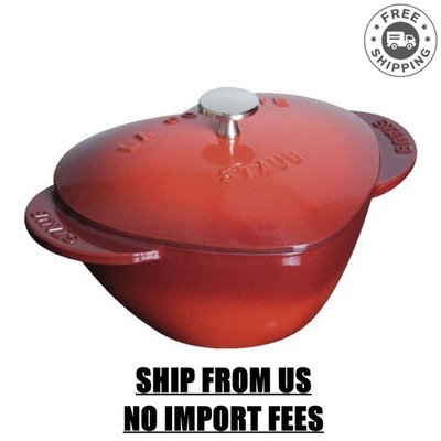 1.75 qt, Heart, Dutch Oven, Cherry