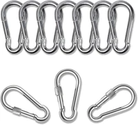 Feder-Karabinerhaken Mit Karabinerhaken Aus Edelstahl, FüR Rucksack, , Camping,