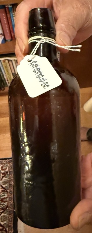 Brown Beer(?) Bottle Recovered From The SS Republic 1865