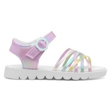 Walkright Girls Sandals Multi-Coloured Kids Flat Strappy Easy Fasten Carly SIZE
