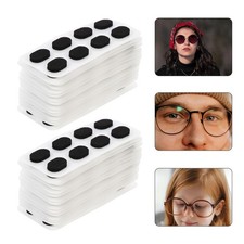 80 Pairs Eyeglass Nose Pads EVA Self Adhesive Anti Nose Protectors for Glasses